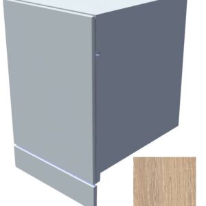 Dvířka na vestavnou myčku 45 cm plně integrovanou Dub Sonoma
