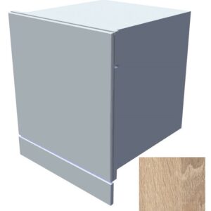 Dvířka na vestavnou myčku 60 cm plně integrovanou Dub Sonoma