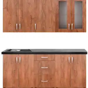 Kuchyňská linka 160 cm dub Lefkas
