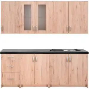 Kuchyňská linka 180 cm San Remo světlé