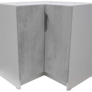 Kuchyňská skříňka rohová spodní barva  beton světlý