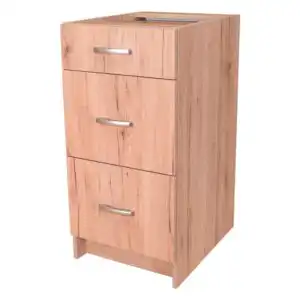 Kuchyňská skříňka spodní se šuplíky San Remo světlé 40 cm