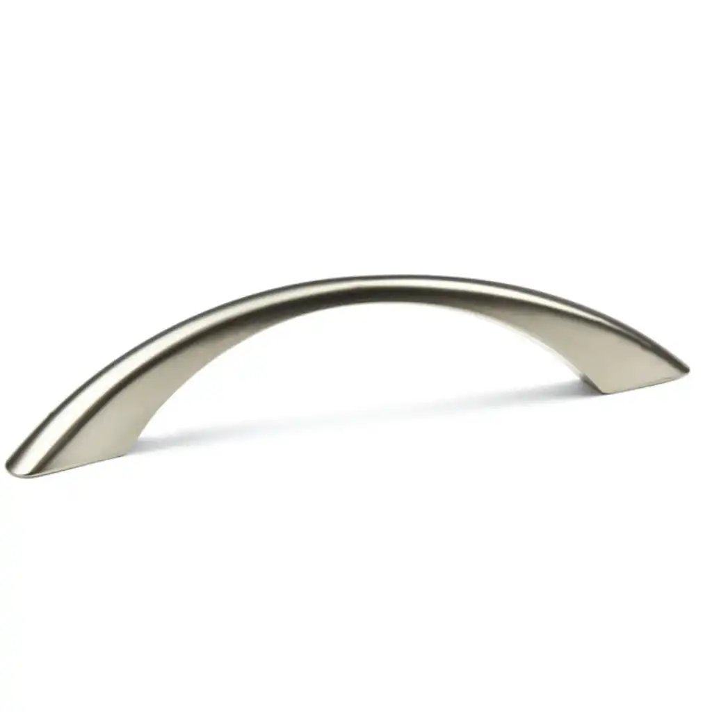 Úchyt na dvířka kuchyňské linky Halena satin nikl 9,6 cm