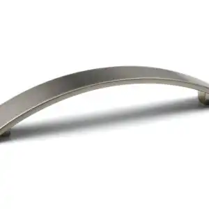 Úchyt na dvířka kuchyňské linky Malada broušený nikl 12.8 cm