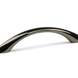 Úchyt na dvířka kuchyňské linky Piombina broušený nikl 12.8 cm