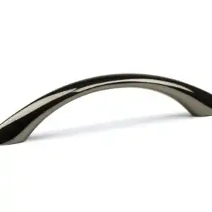 Úchyt na dvířka kuchyňské linky Piombina broušený nikl 12.8 cm