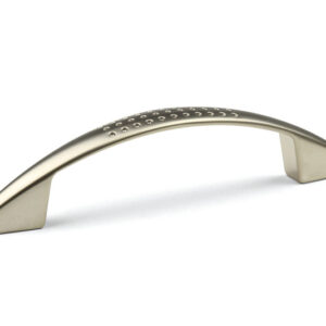 Úchyt na dvířka kuchyňské linky Ruona satin nikl 12.8 cm
