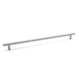 Úchyt na dvířka kuchyňské linky hrazda - hliník 9.6 cm