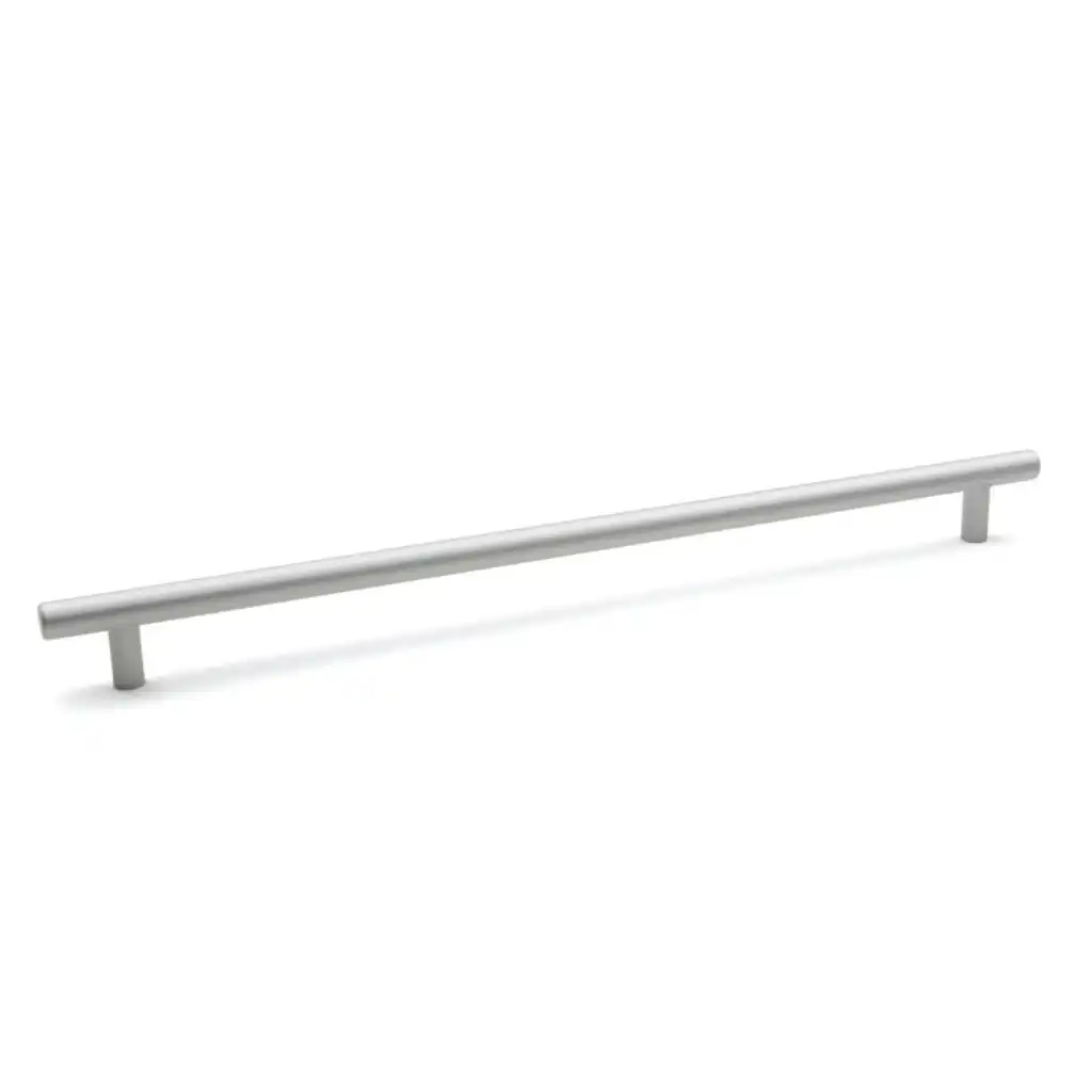 Úchyt na dvířka kuchyňské linky hrazda - hliník 9.6 cm