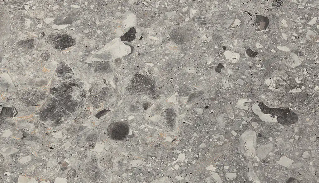 Zadní obkladová deska do kuchyně F021 Terrazzo Triestino šedé