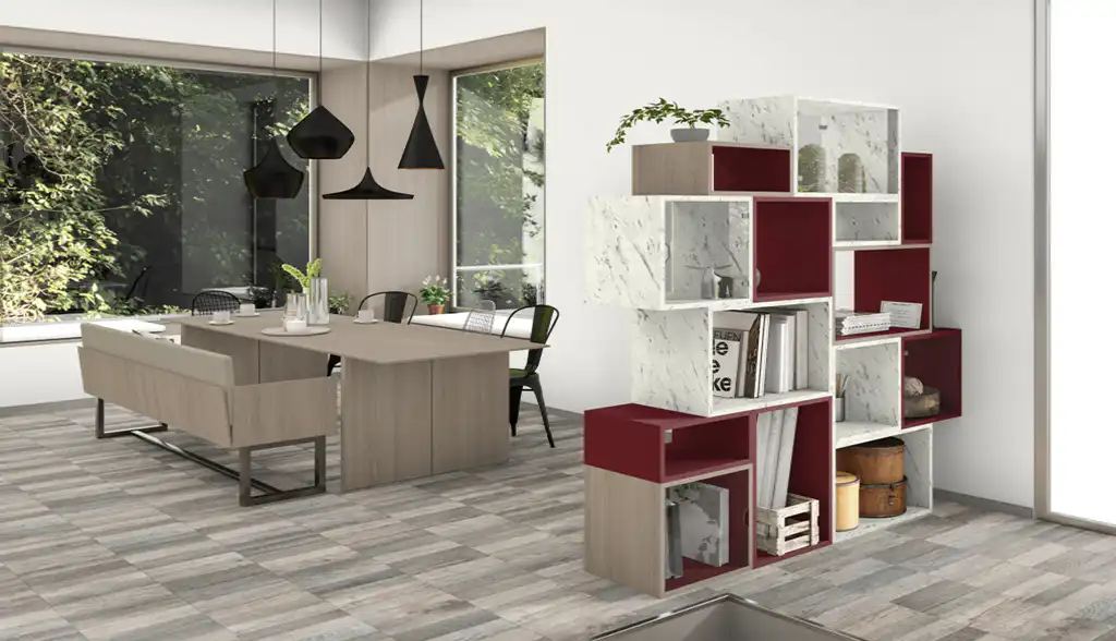 Zadní obkladová deska do kuchyně F204 Mramor Carrara bílý - Obrázek 3