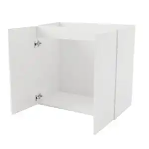 Bílá dřezová kuchyňská skříňka 80 cm