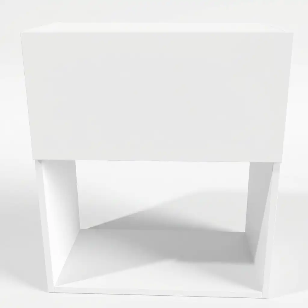 Bílá skříňka na mikrovlnku 60 cm