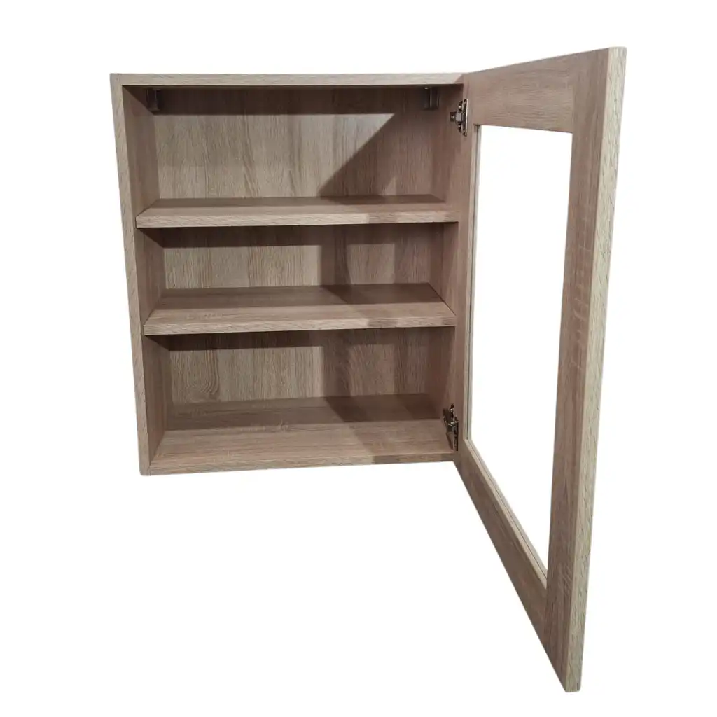 Horní skříňka vitrína 60 cm - Dub sonoma