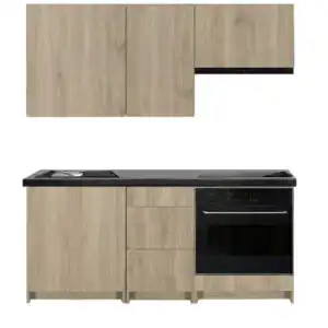 Kuchyňská linka 160 cm - Dub sonoma