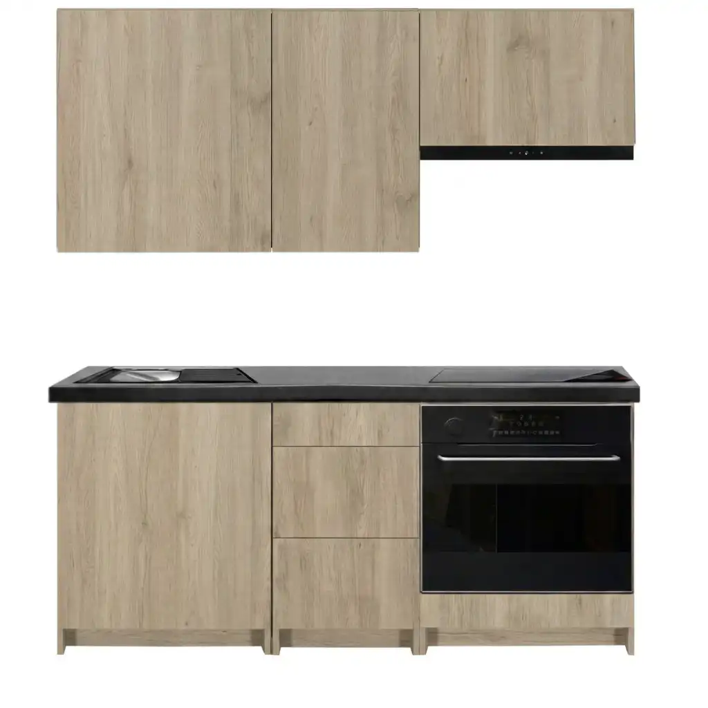 Kuchyňská linka 160 cm - Dub sonoma