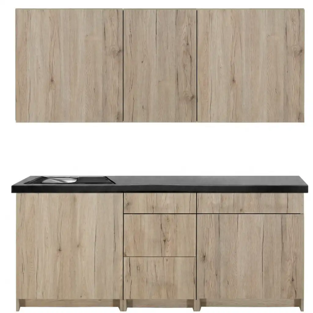 Kuchyňská linka 160 cm - Dub sonoma
