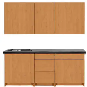 Kuchyňská linka 160 cm - Olše