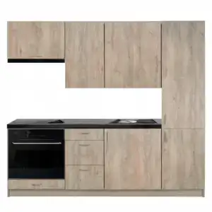 Kuchyňská linka 210 cm – Dub sonoma