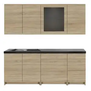 Kuchyňská linka 180 cm - Dub sonoma