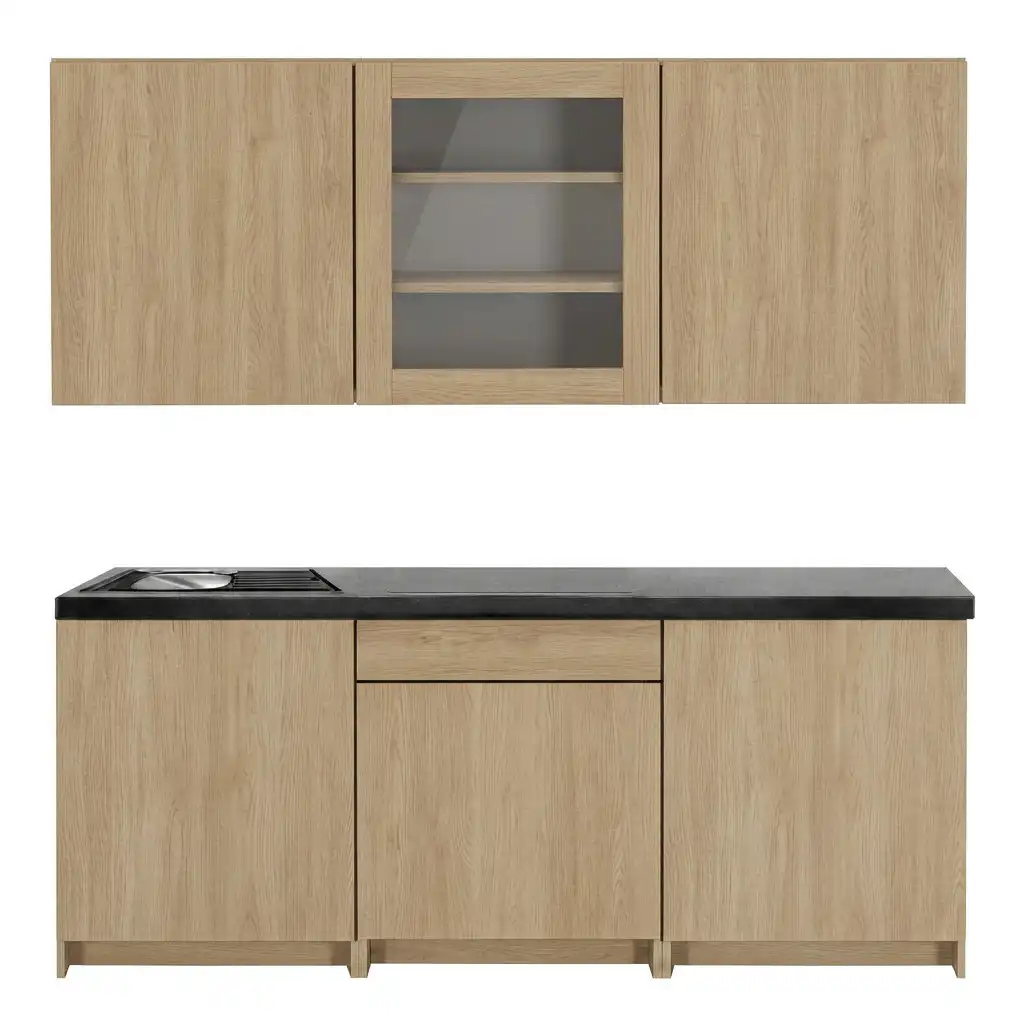 Kuchyňská linka 180 cm – Dub sonoma