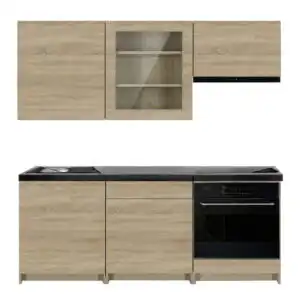 Kuchyňská linka 180 cm – Dub sonoma