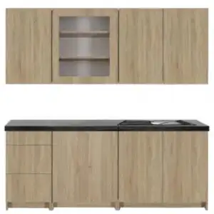 Kuchyňská linka 180 cm – Dub sonoma