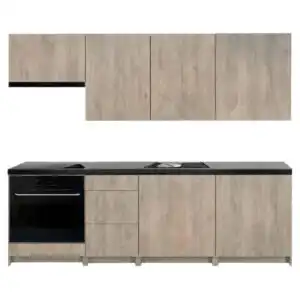 Kuchyňská linka 220 cm dub sonoma