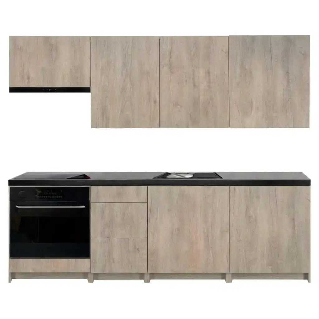 Kuchyňská linka 220 cm dub sonoma