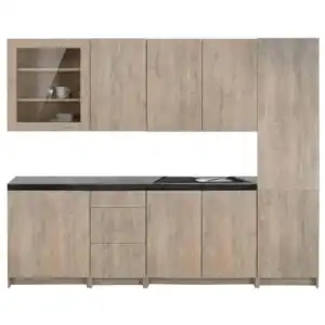Kuchyňská linka 230 cm dub sonoma