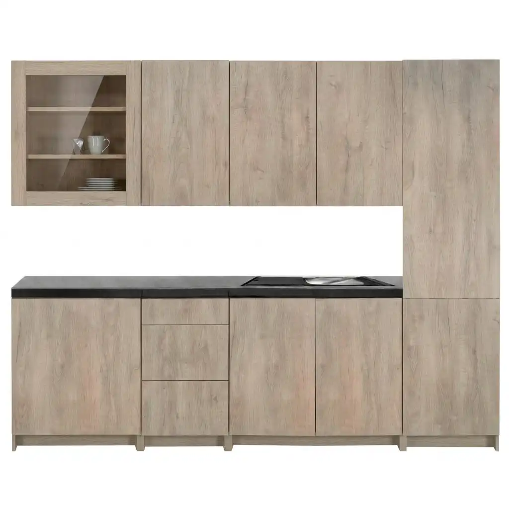 Kuchyňská linka 230 cm dub sonoma