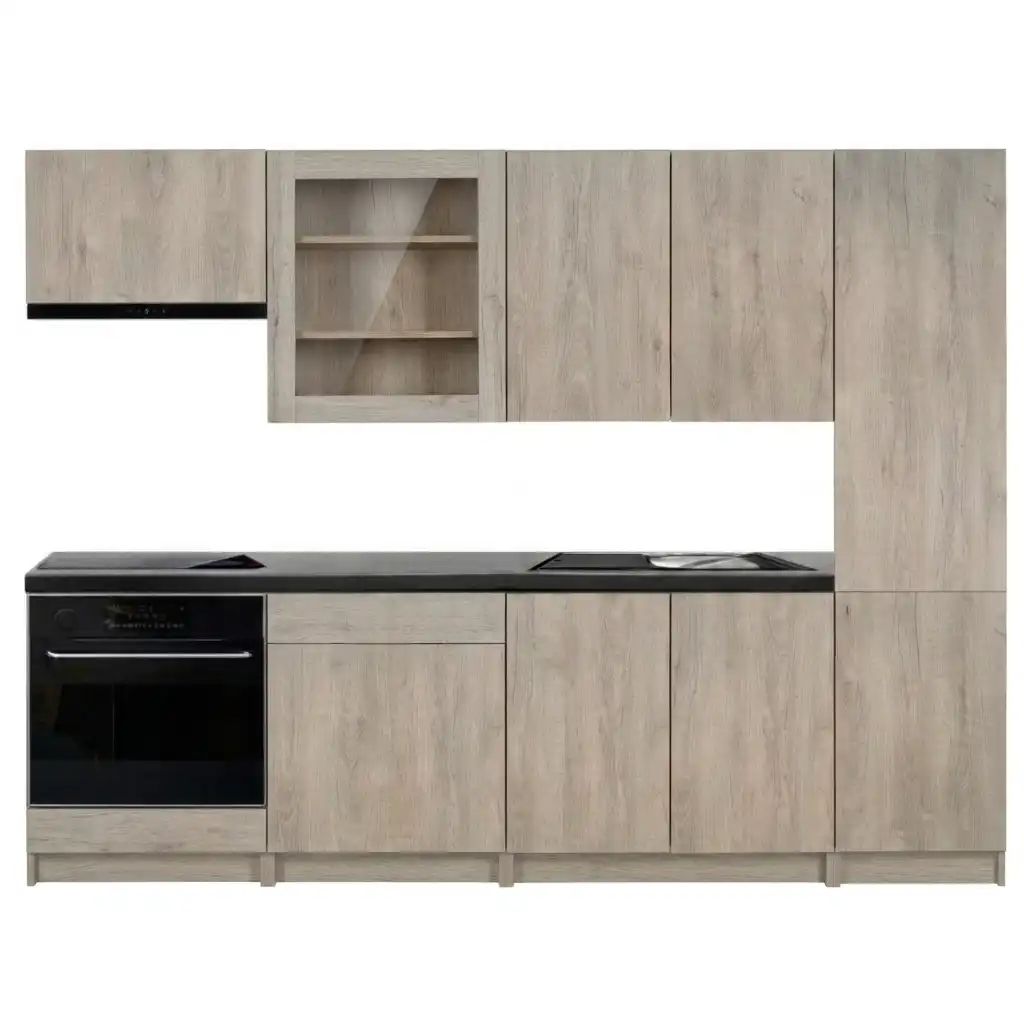 Kuchyňská linka 250 cm dub sonoma