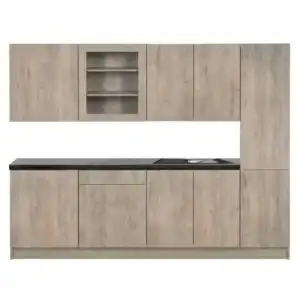 Kuchyňská linka 250 cm dub sonoma