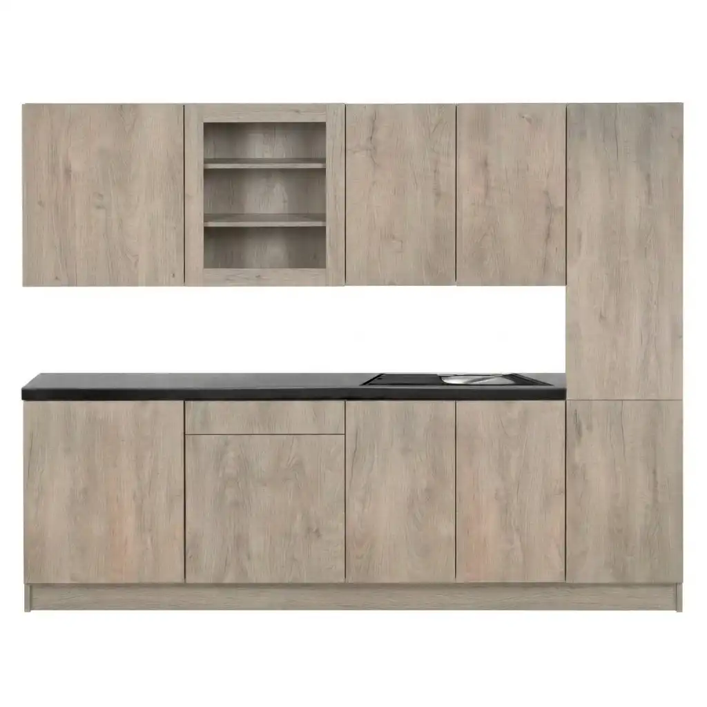 Kuchyňská linka 250 cm dub sonoma