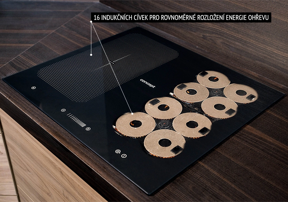 IDV5660 Flexi Indukční deska vestavná 60 cm se sliderem SINFONIA - Obrázek 3