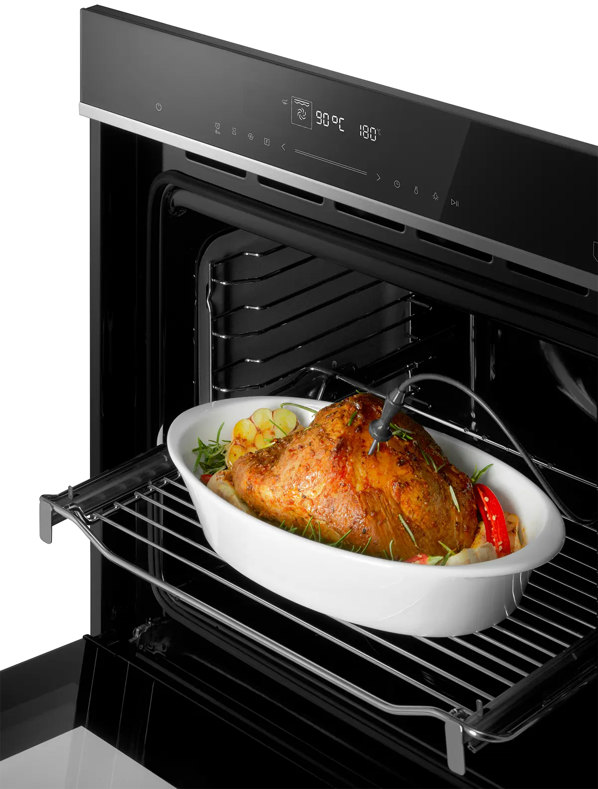 Vestavná trouba ETV8560bcN BLACK - Obrázek 3