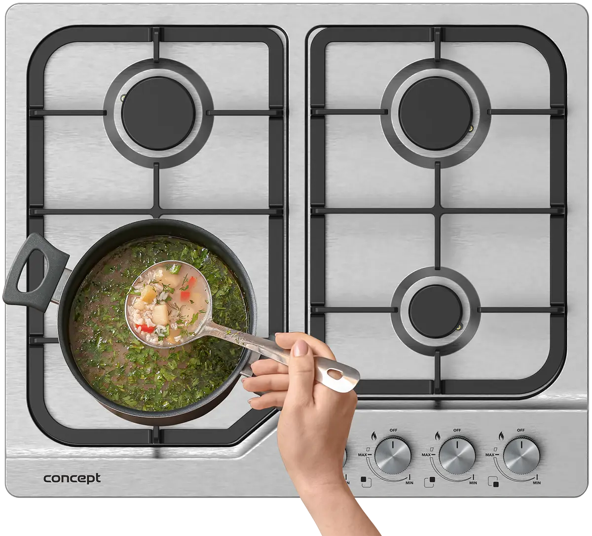 Plynová varná deska PDV7460ss - Obrázek 9