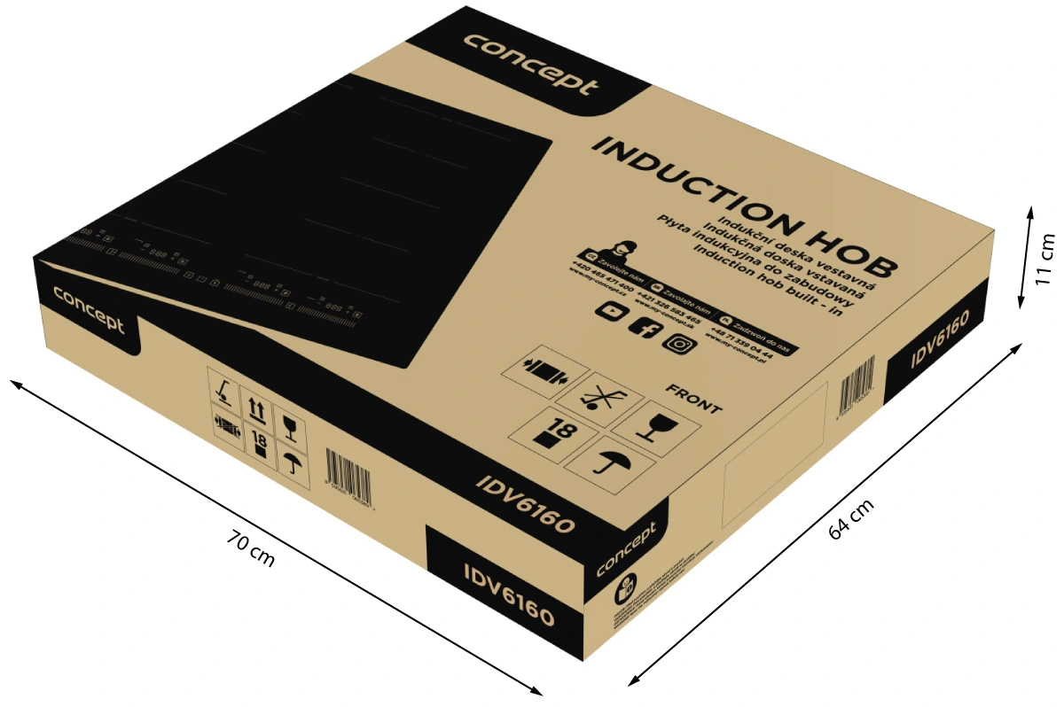 Indukční deska s flexi zónou IDV6160 - Obrázek 10