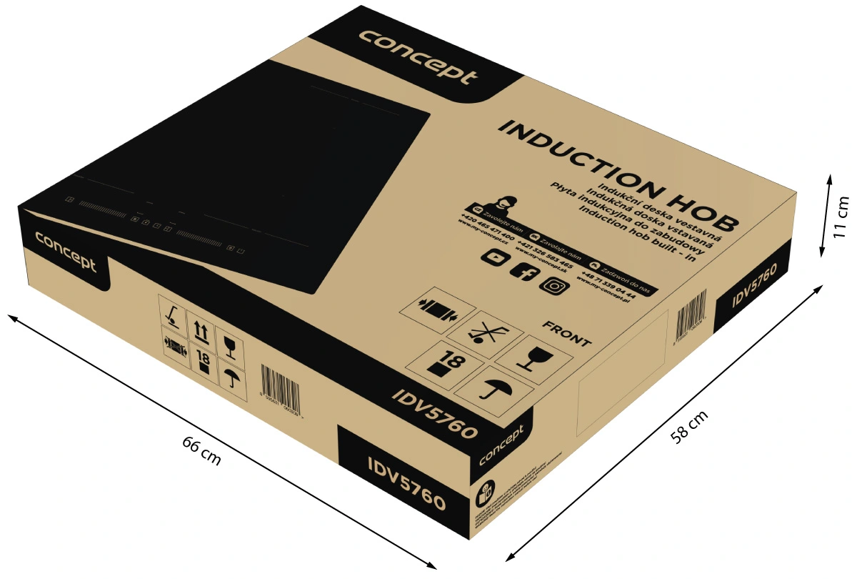 Indukční deska s flexi zónou IDV5760 SINFONIA - Obrázek 10