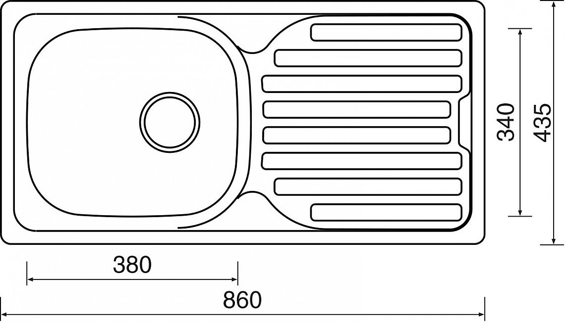 5mm matný