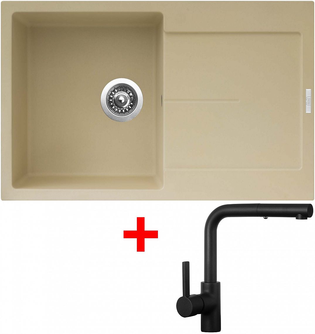 Sinks ULTIMA 790 Sahara + ENIGMA S Černá matná