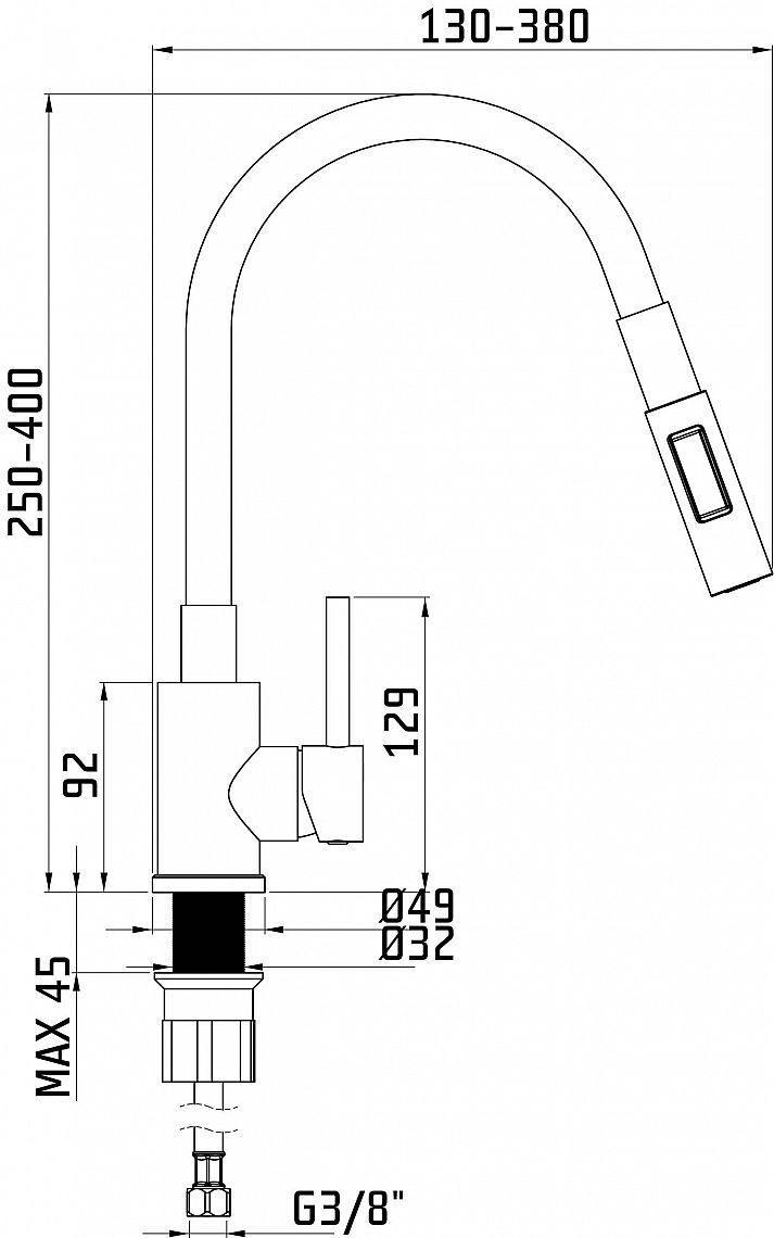 Sinks ELASTA S nerez/bílá - Obrázek 2