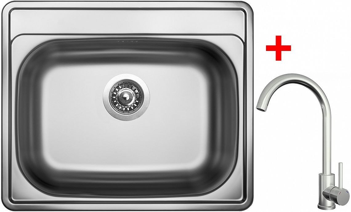 Sinks COMFORT 600 + ARCO celonerezová