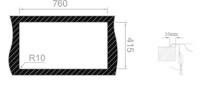 5mm matný