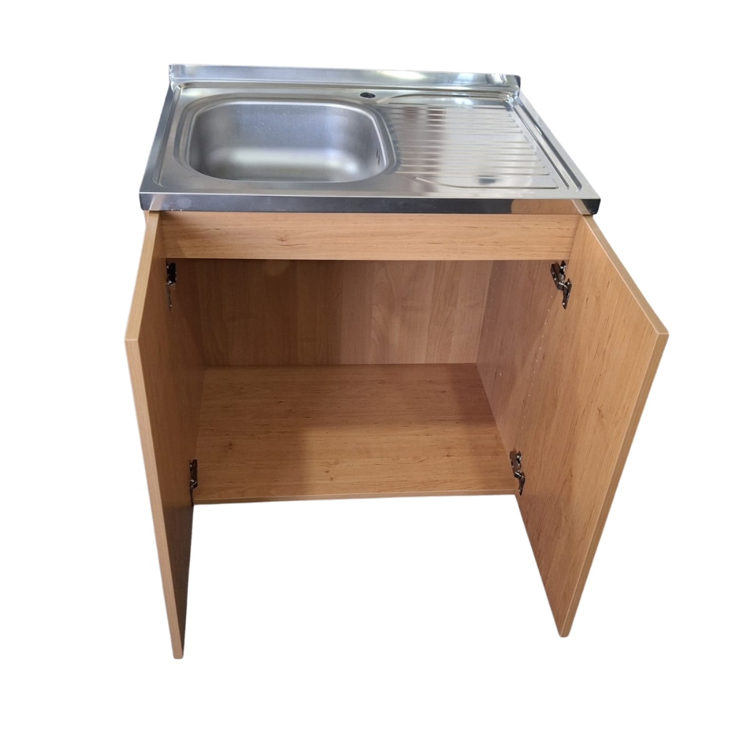 Dřezová kuchyňská skříňka 60 cm s dřezem – Olše
