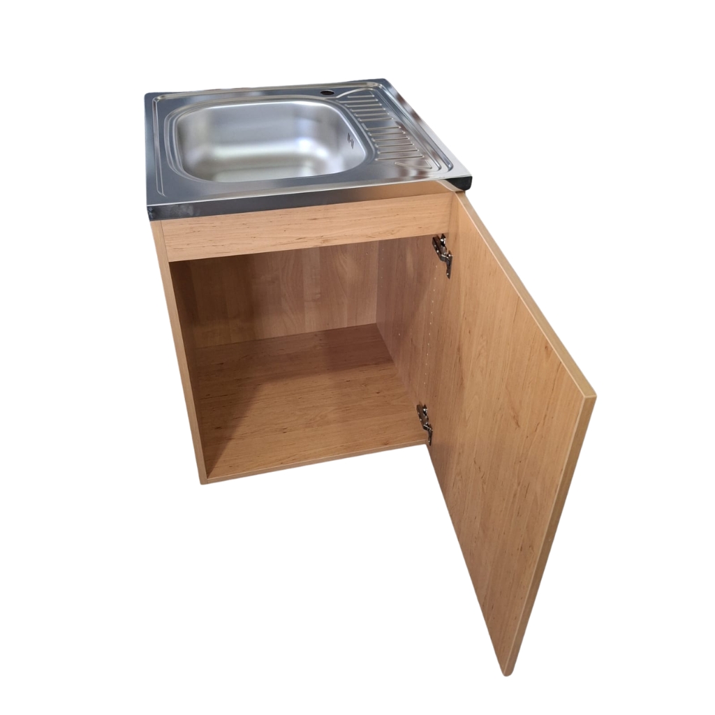 Dřezová kuchyňská skříňka 60 cm s dřezem – Olše - Obrázek 2
